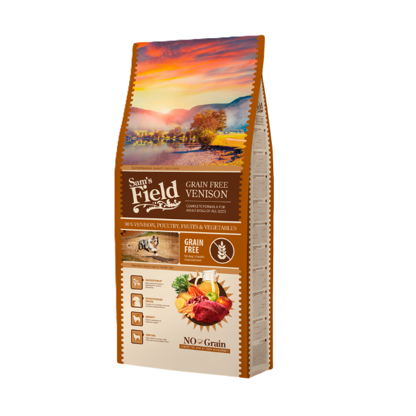 Sam’s Field Adult Grain Free Venison Dog Food